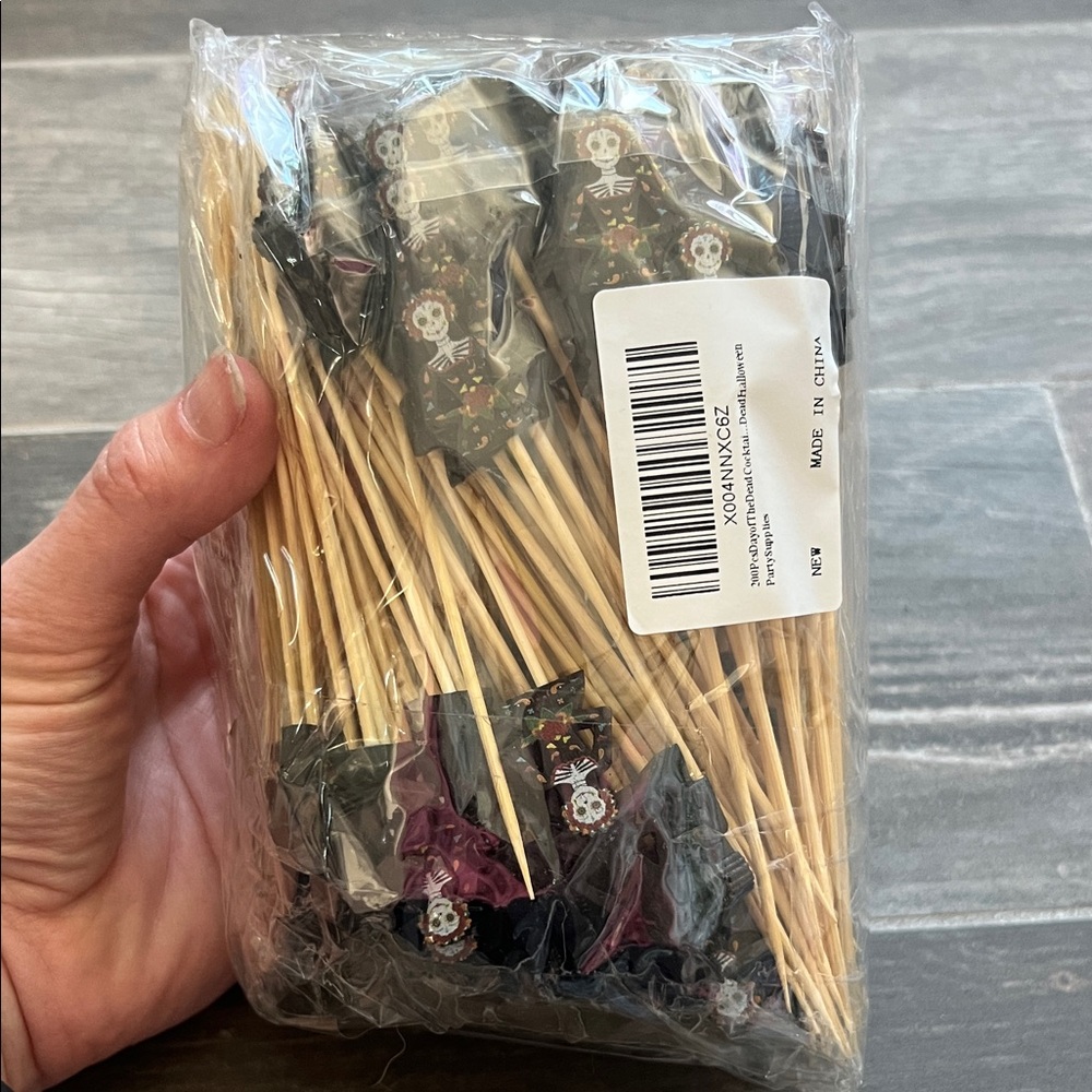 Day of the Dead Cocktail Toothpicks